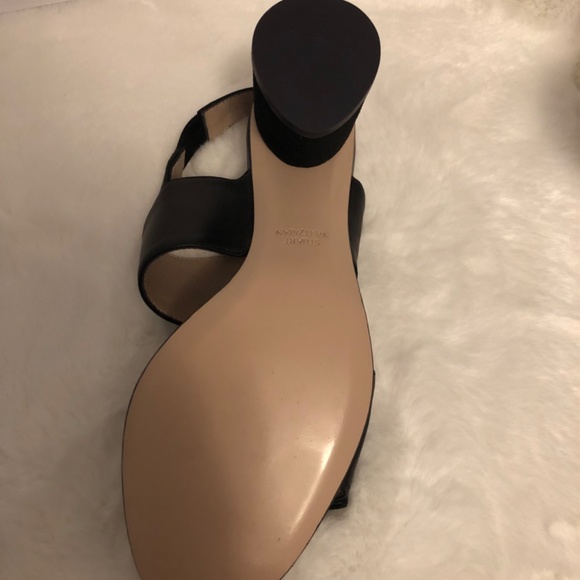 Stuart Weitzman Mid Heel Sandal size 5 - Picture 4 of 4